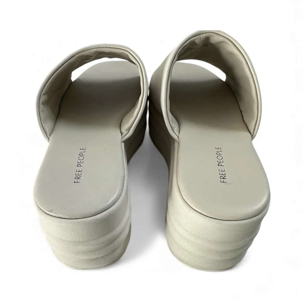 Free People Cream Platform Slides